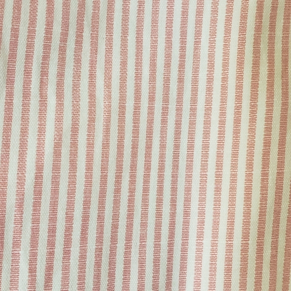 FANTASTIC Fawn L Midi Dress Striped Pink/White Button Up Cotton* - Picture 14 of 15